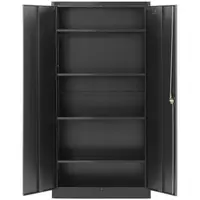 Metal Cabinet - 180 cm - 4 shelves - anthracite