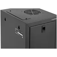 Serverschrank - 10 Zoll - 6 HE - abschließbar - bis 60 kg - Schwarz