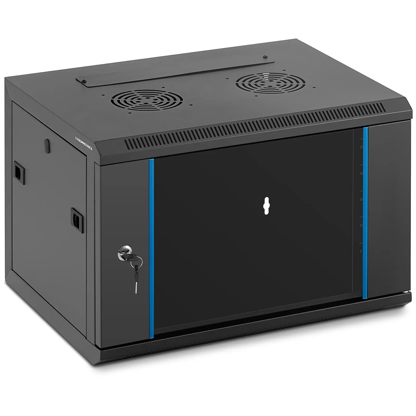 Factory second Server Rack - 19 inches - 6 U - lockable - up to 60 kg - Black