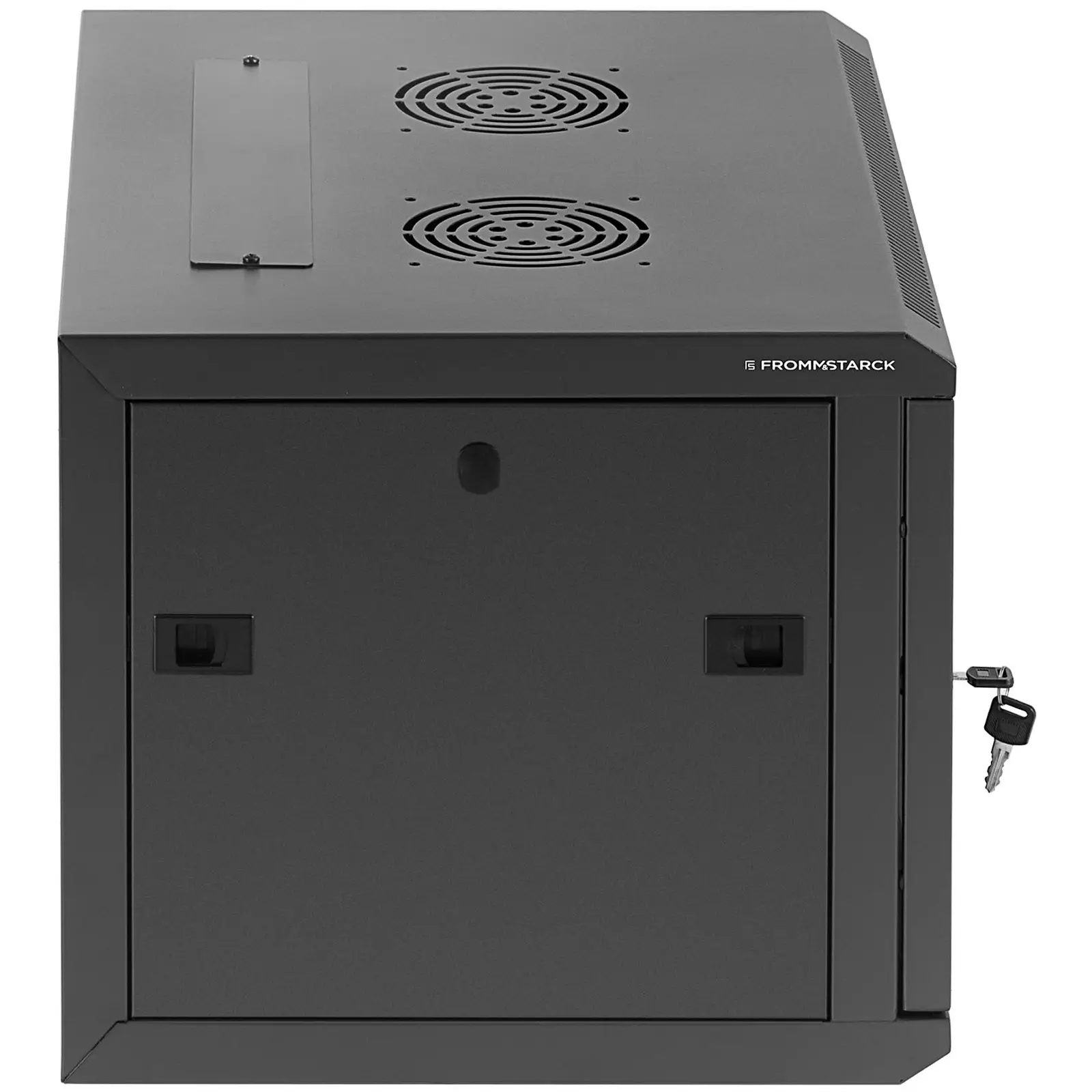 Rack pentru servere - 19 inci - 6 U - cu încuietoare - până la 60 kg - negru