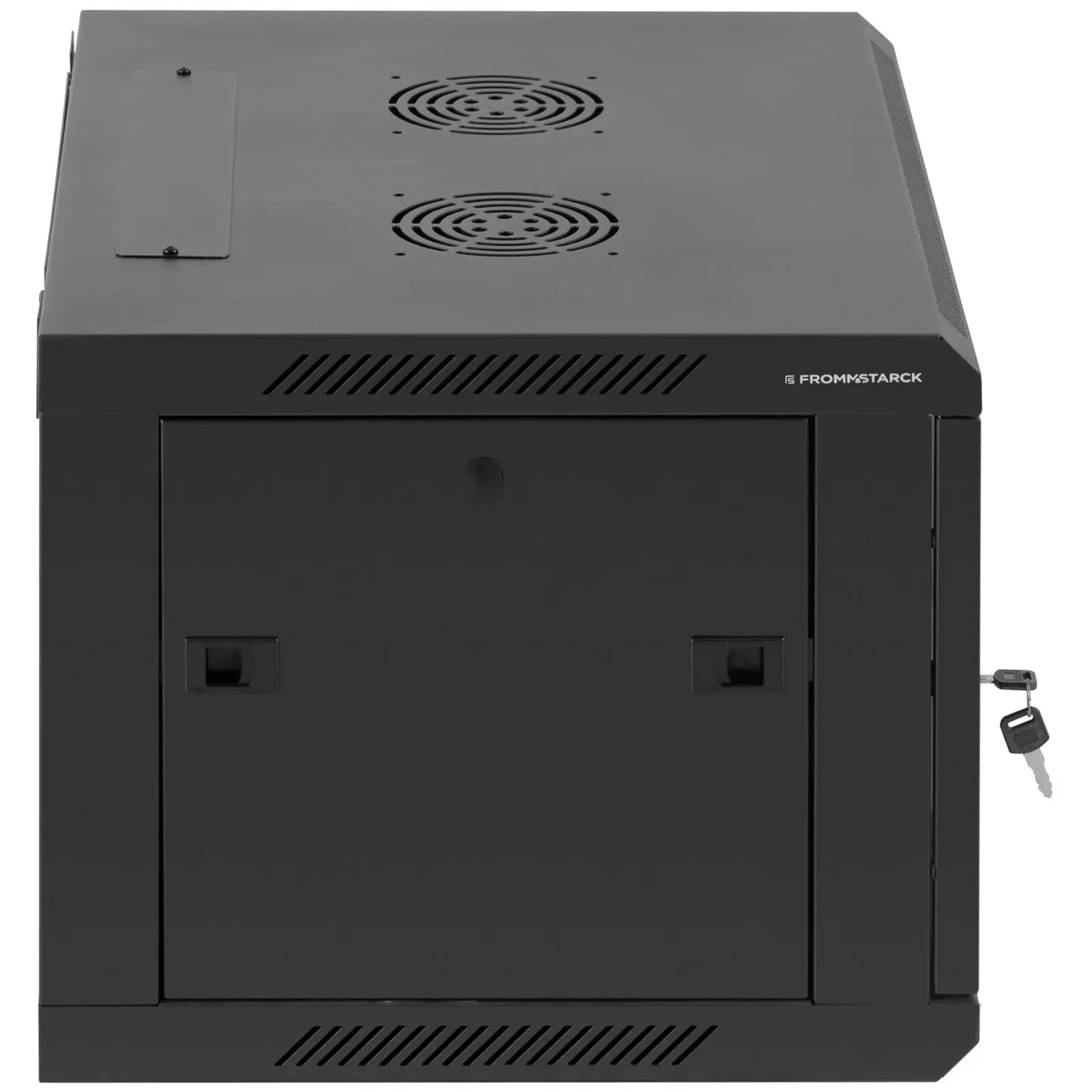 Server Rack - 19 inches - 6 U - lockable - up to 60 kg - Black - 2 doors