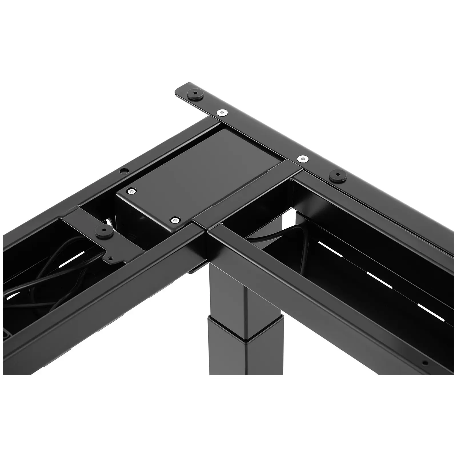 Höhenverstellbares Eckschreibtischgestell - Höhe: 60-125 cm - Breite: 110-190 cm  / 90-150 cm