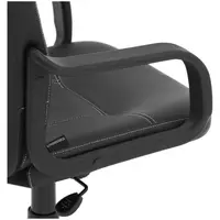Silla de escritorio - respaldo de cuero sintético - 100 kg