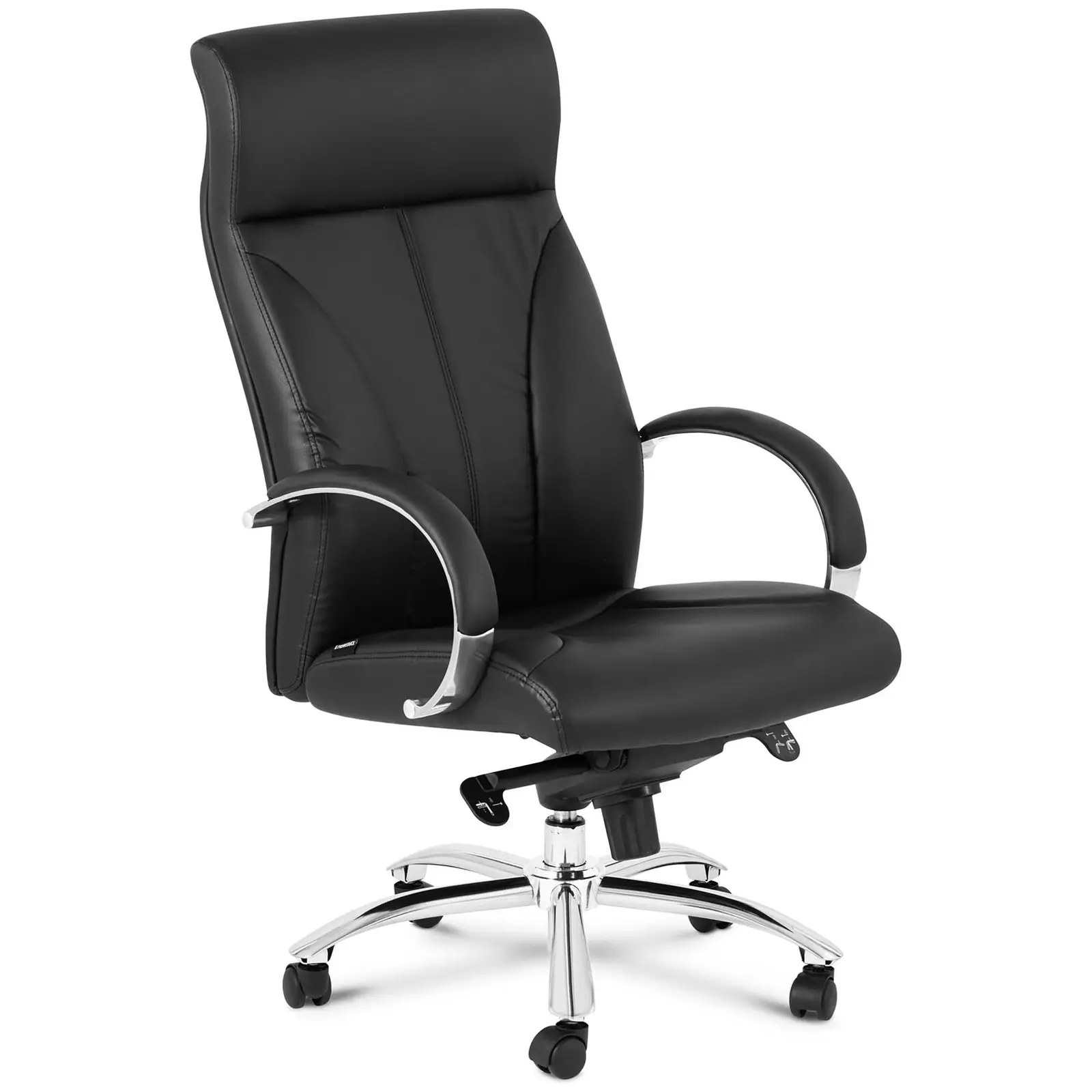 Kancelářská židle opěradlo ze syntetické kůže černá barva 100 kg - Kancelářské židle Fromm & Starck