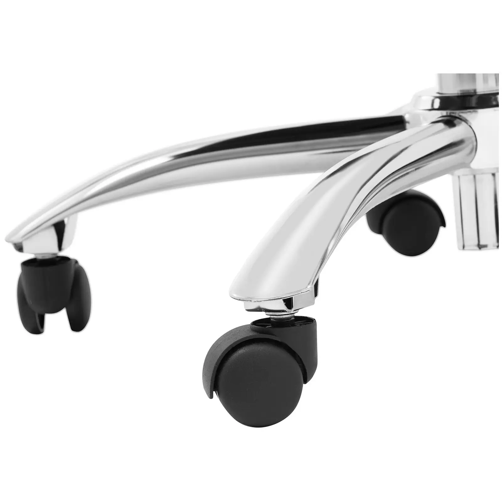 Occasion Chaise de bureau - Dossier en cuir synthétique - Coloris noir - 100 kg (Rembourrage: Non)