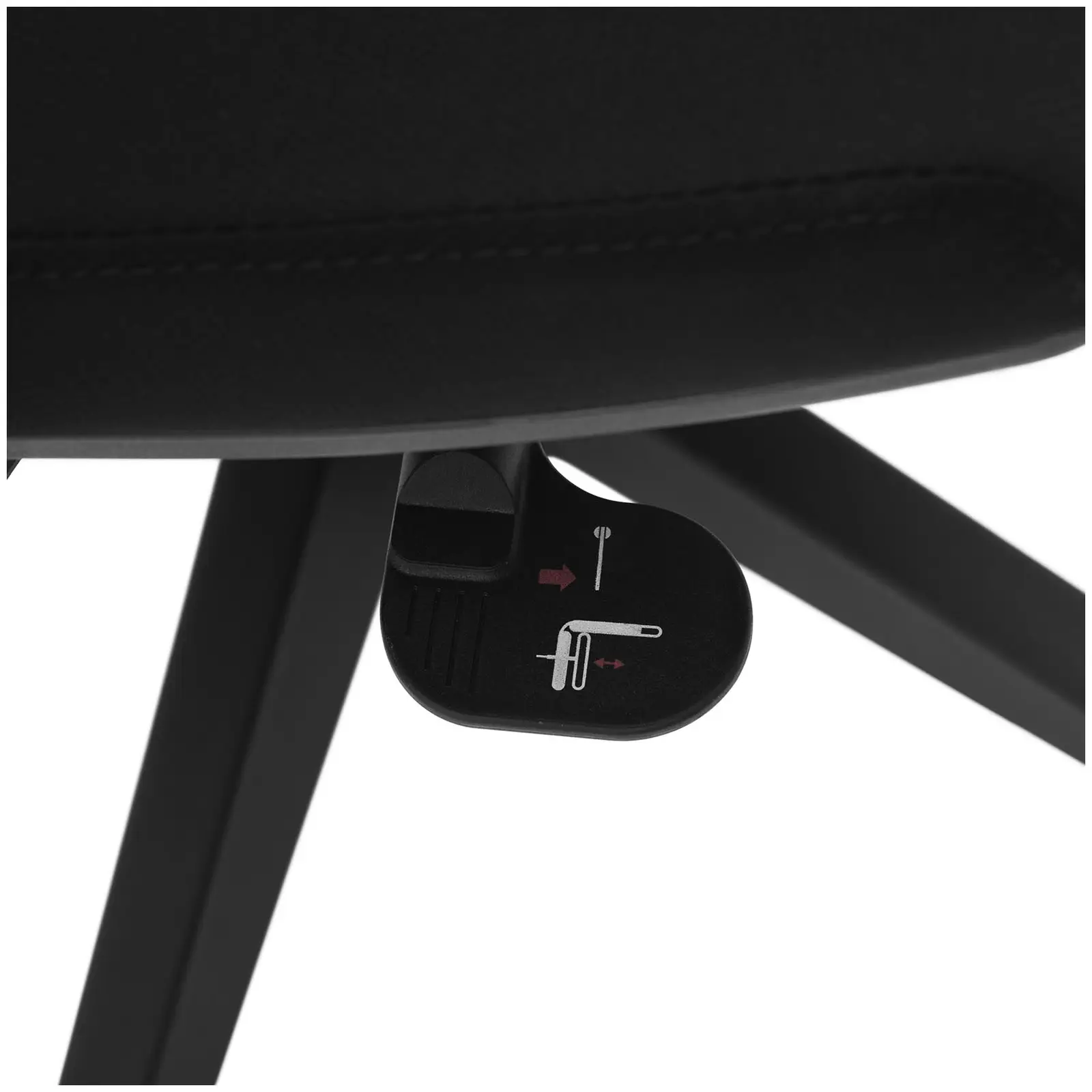 Chaise de bureau - Dossier en filet - 100 kg - Coloris noir