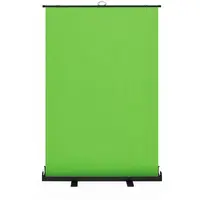 Grøn baggrund - rul op - 144 x 199 cm