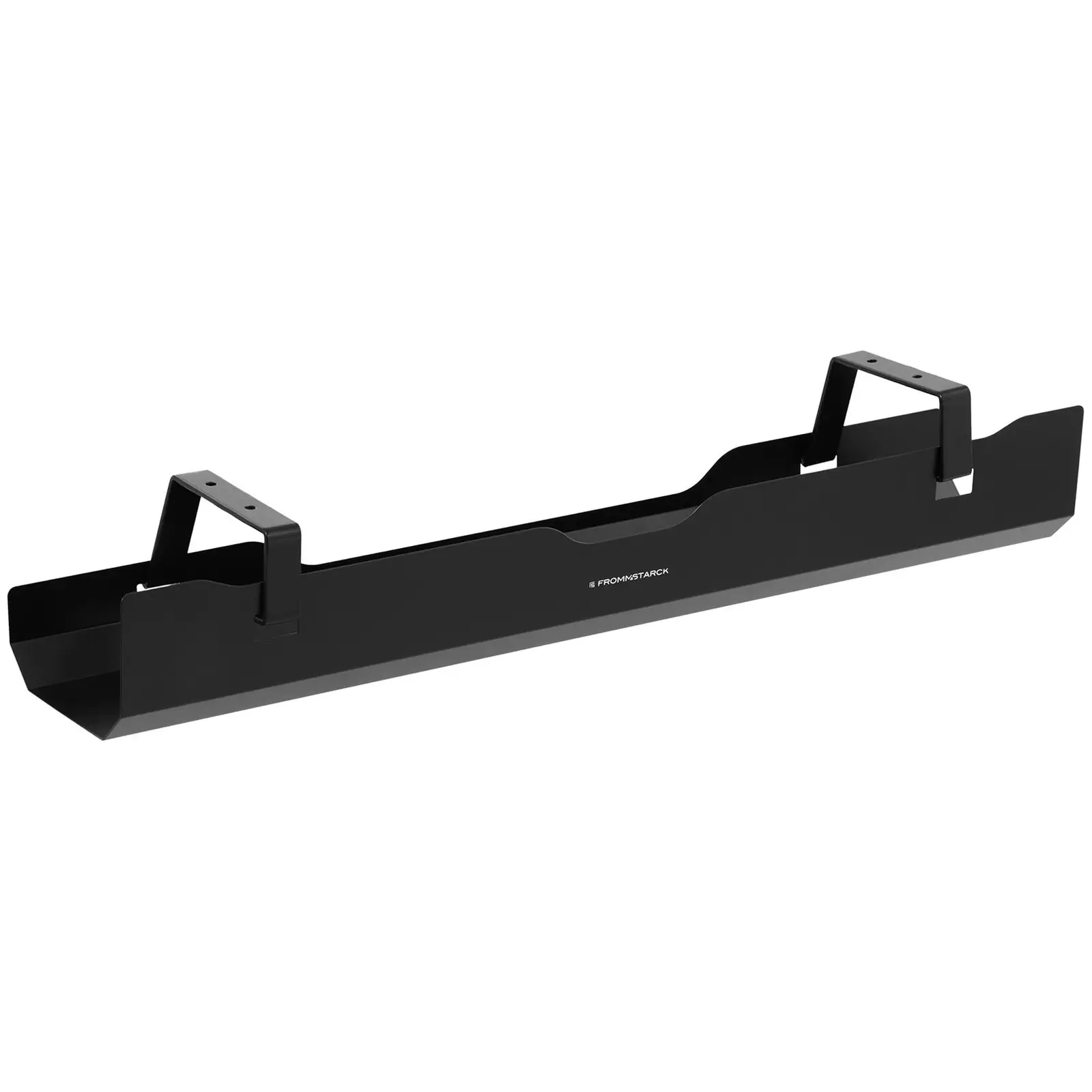 Canaleta de cables para escritorio - 600 x 135 x 108 mm - negro