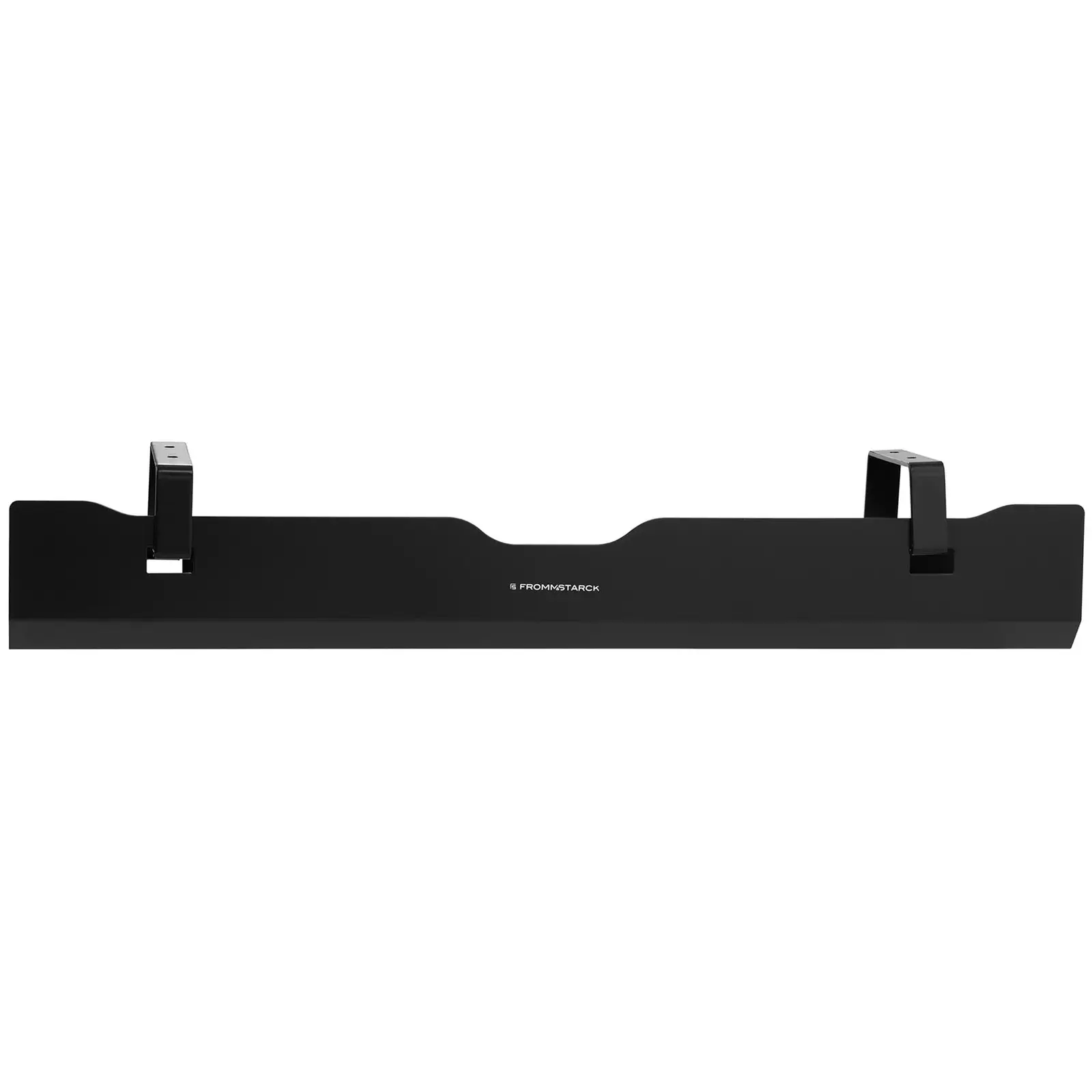 Kabelový kanál pro psací stůl - 600 x 135 x 108 mm - černý (Materiál: Uhlíková ocel)