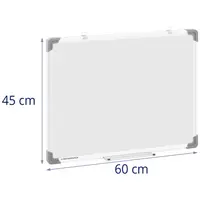 Tableau blanc magnétique - 60 x 45 cm