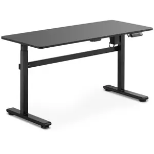 Výškově nastavitelný stůl s deskou - 52.2 W - 730–1 180 mm - hnědá / sivá