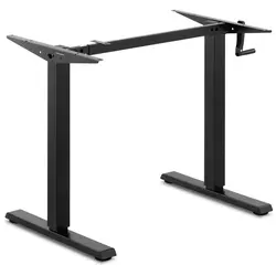 Höhenverstellbares Schreibtischgestell STAR_DESK_24 - manuell - 70 kg - schwarz