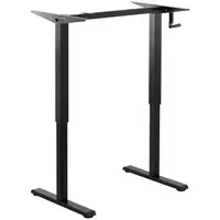 Asztal keret STAR_DESK_24 - manuális - 70 kg - fekete