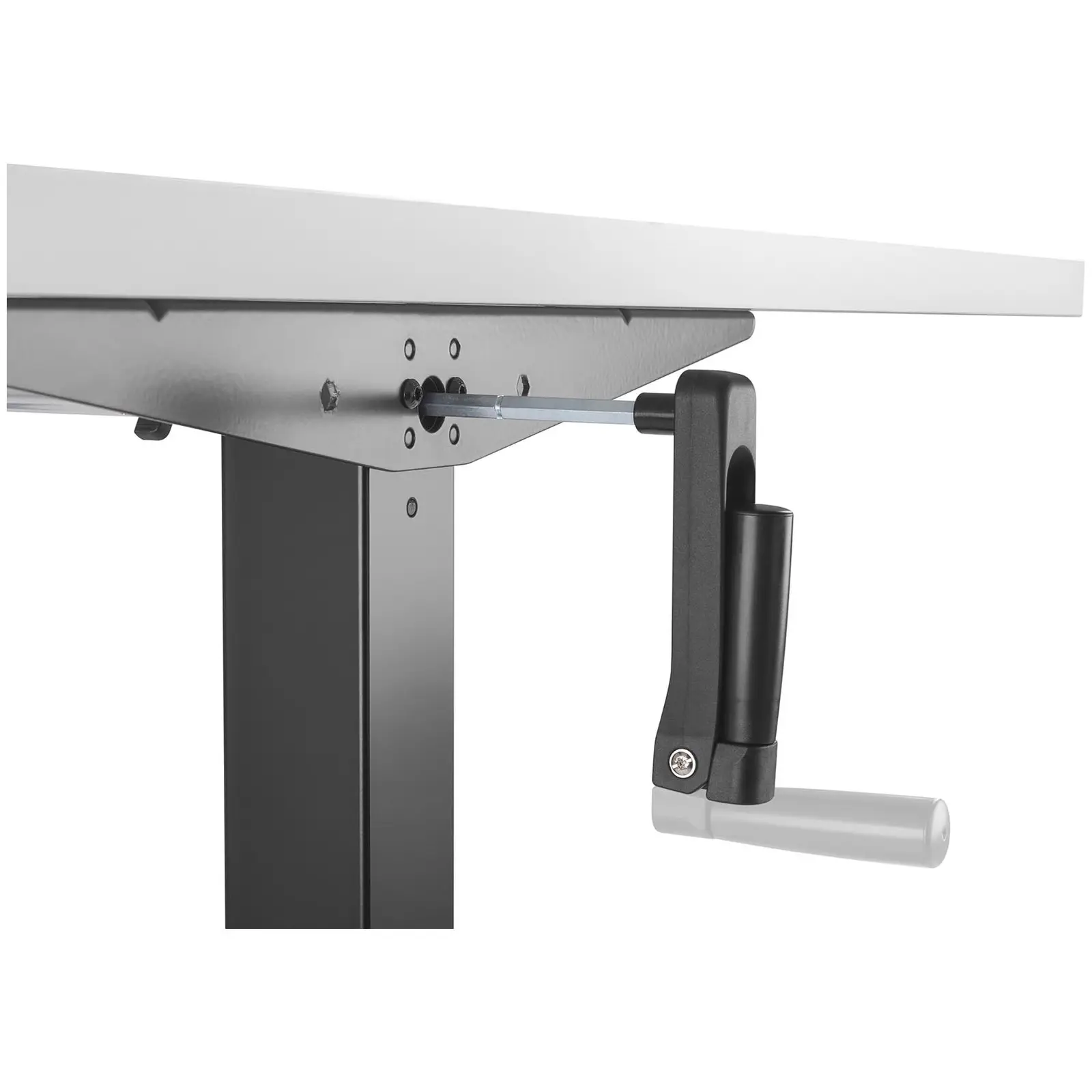Höhenverstellbares Schreibtischgestell STAR_DESK_25 - manuell - 70 kg - schwarz