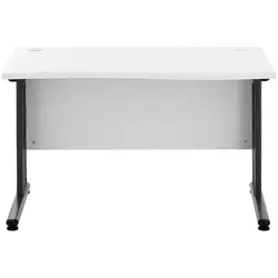Skrivbord - 120 x 73 cm - Vit/grå