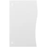 Bureau - 120 x 73 cm - Blanc/gris