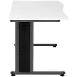 Kancelářský stůl - 140 x 73,5 cm - bílá / šedá