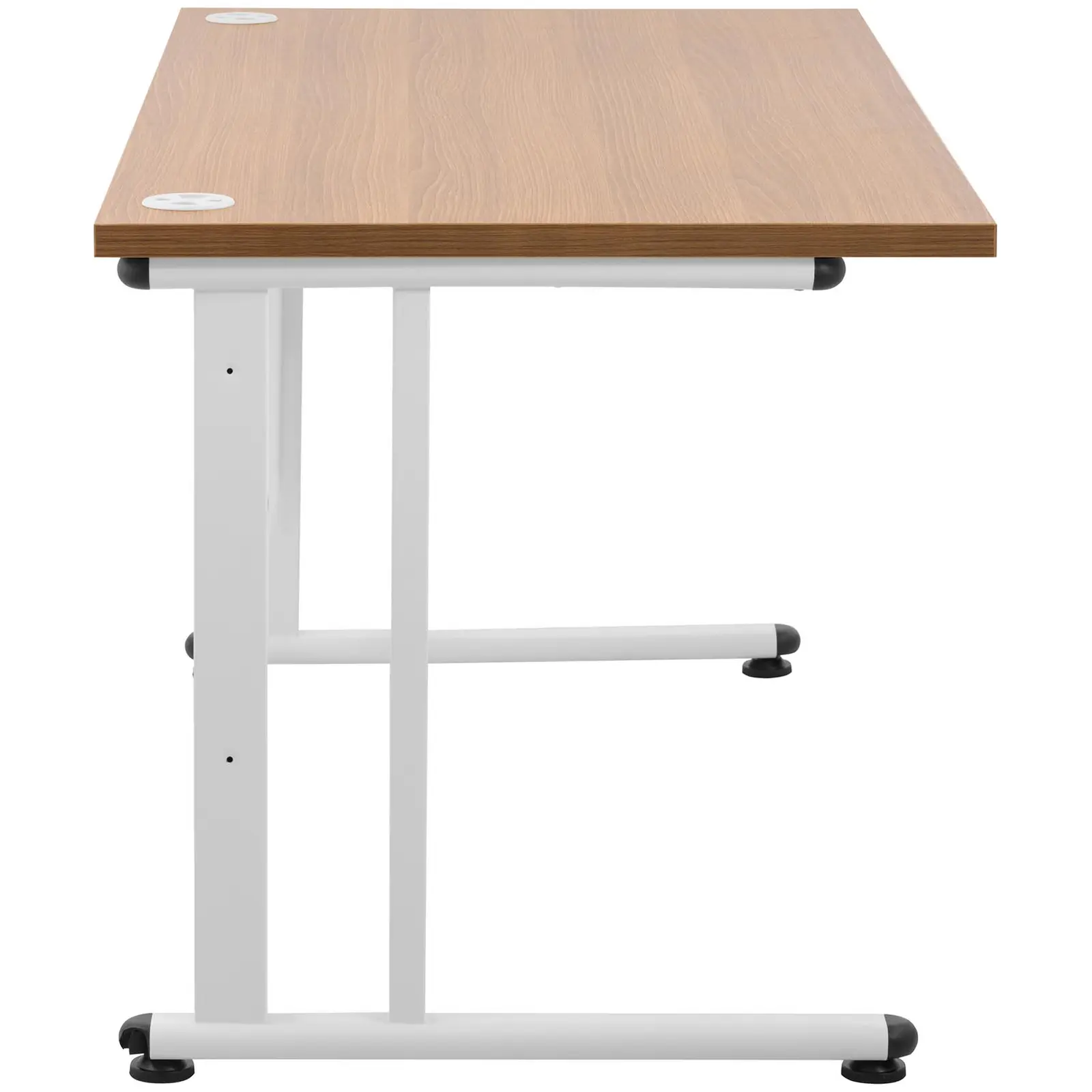 Office Desk  - 140 x 73 cm - brown / white