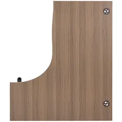 Hjørneskrivebord - 140 x 120 cm - brunt