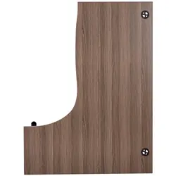 Kotna pisalna miza - 160 x 120 cm - rjava