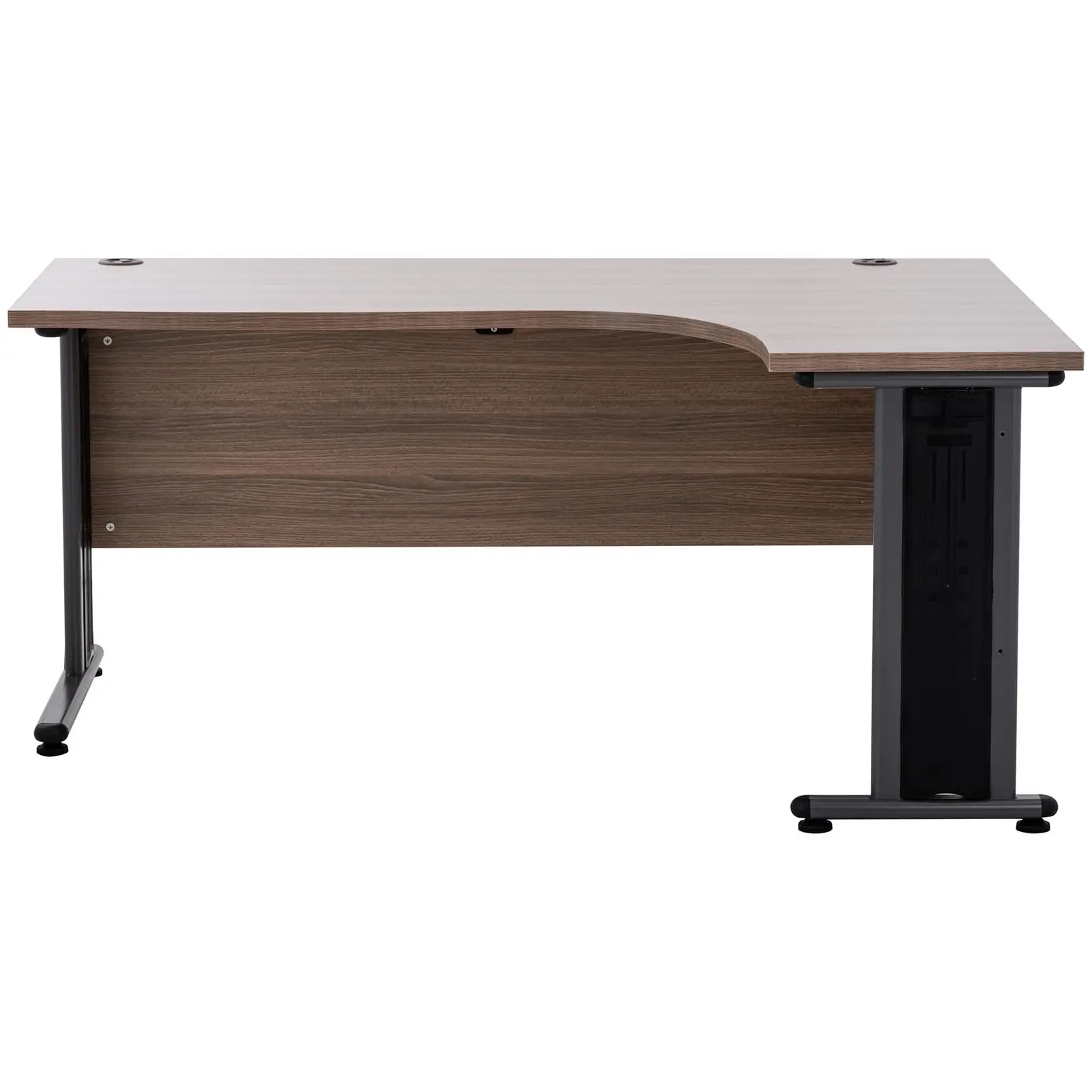Rohový psací stůl - 160 x 120 cm - hnědá