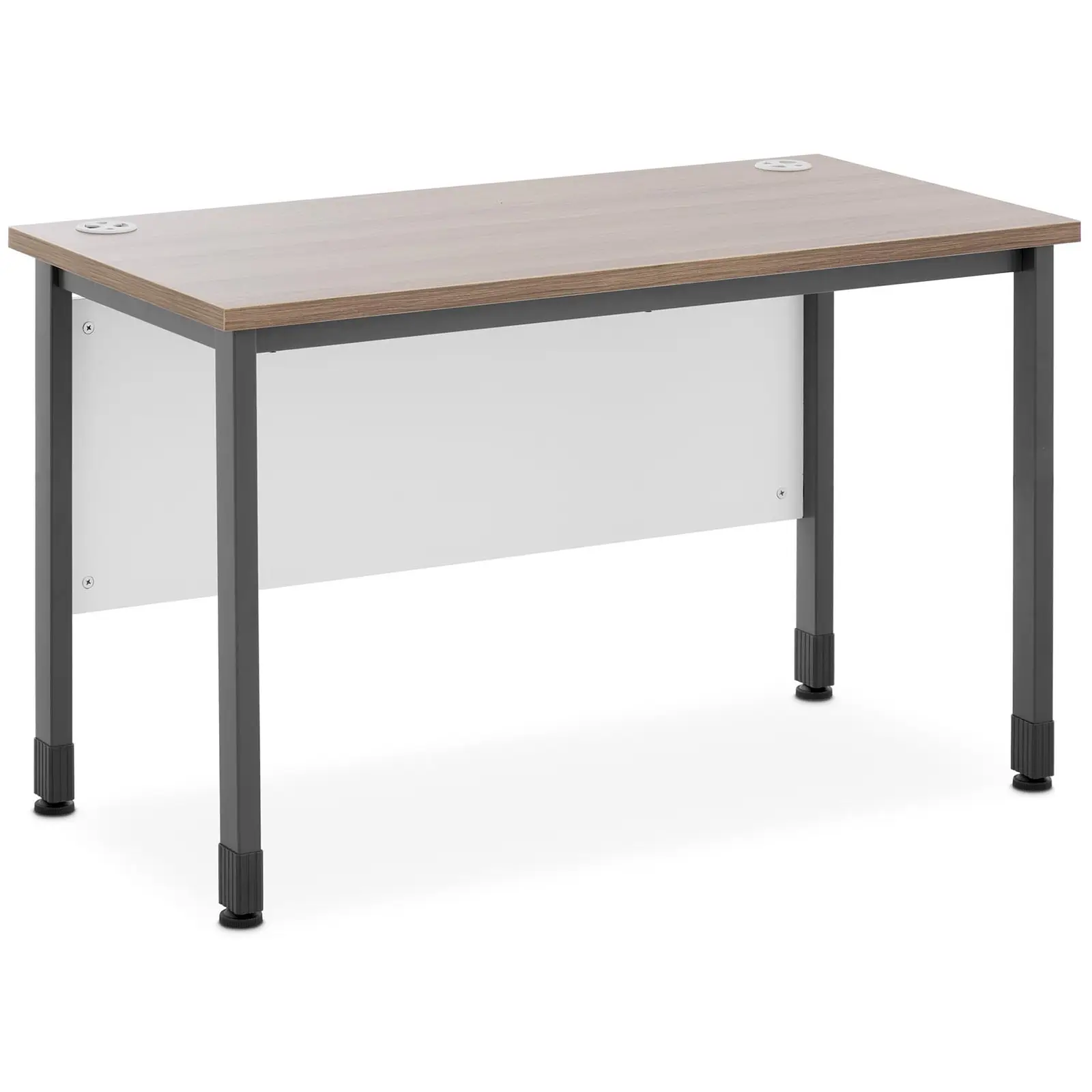 Levně Kancelářský stůl 120 x 60 cm hnědá/šedá - Psací stoly Fromm & Starck
