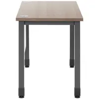 Office Desk - 120 x 60 cm - brown/grey