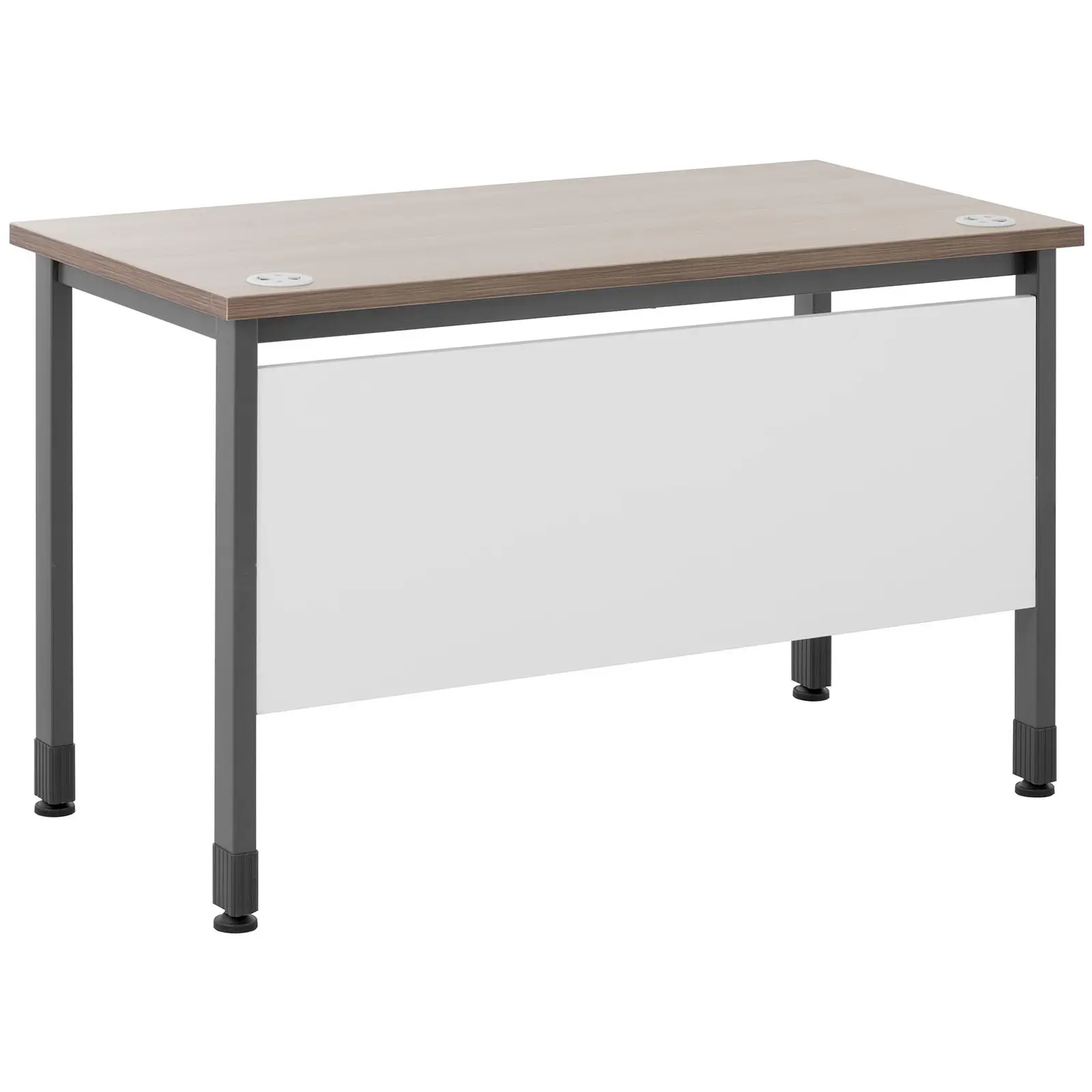 skrivebord – 120 x 60 cm – brun/grå