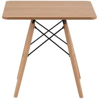 Asztal - négyzet alakú - 60 x 60 cm - MDF lemez
