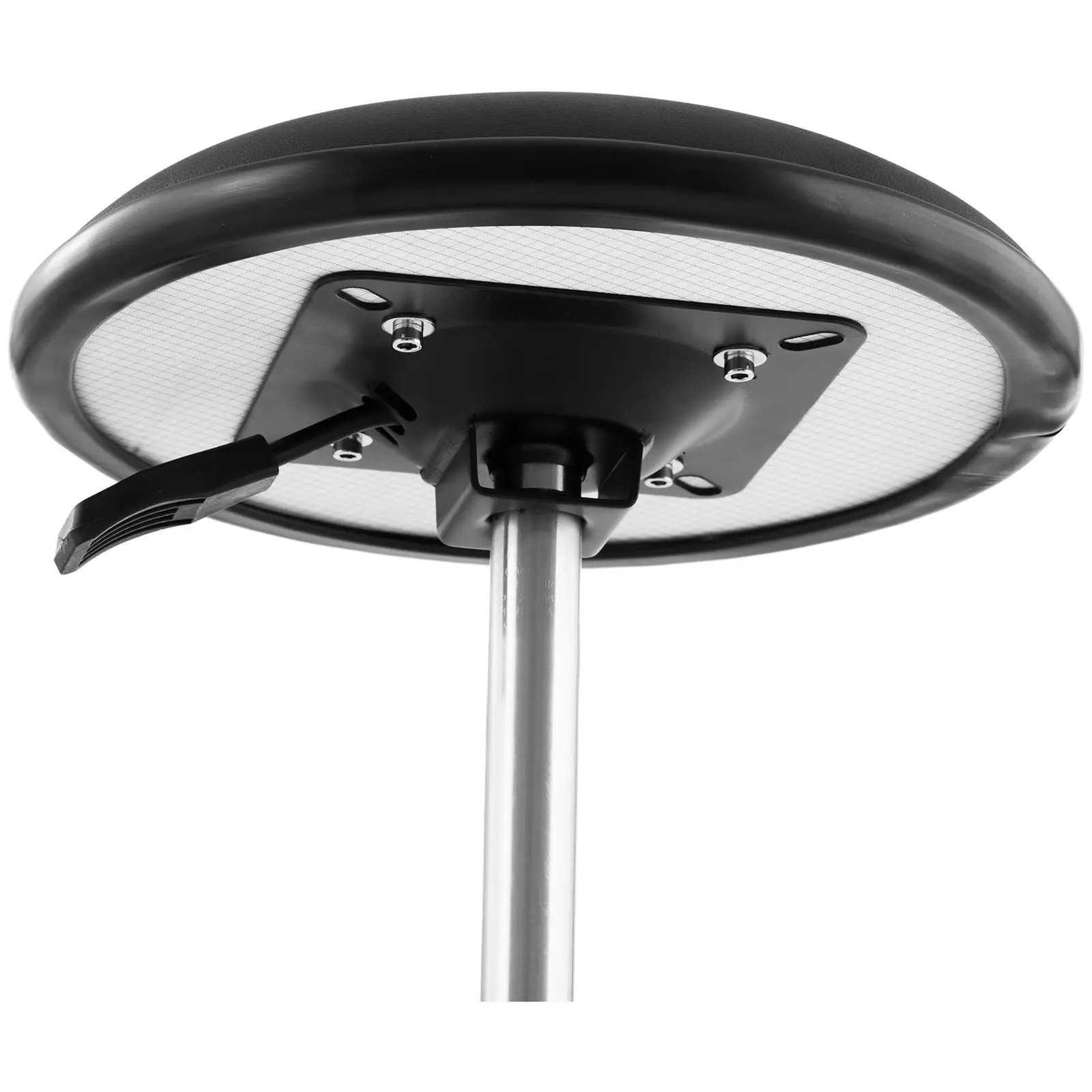 Swivel stool - 120 kg - Black - foot ring - height adjustable from 530 - 800 mm