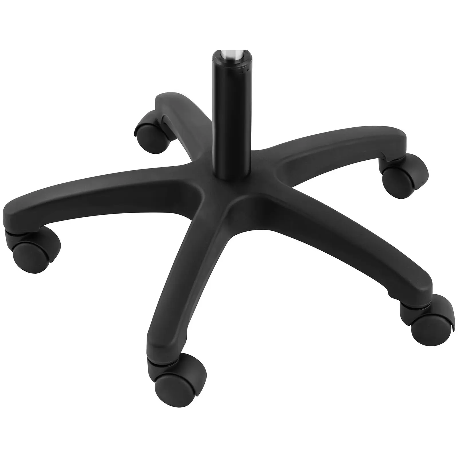 Chaise de couture - 120 kg - Noir - Hauteur réglable de 450 - 590 mm