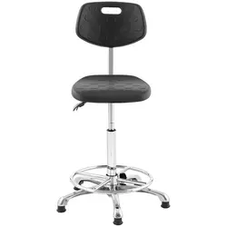 Industrial chair - 120 kg - Black - height adjustable from 515 - 780 mm