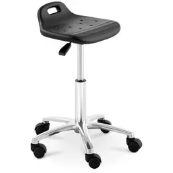 Workshop stool - 120 kg - Black - 5 Castors - height adjustable from 420–555 mm