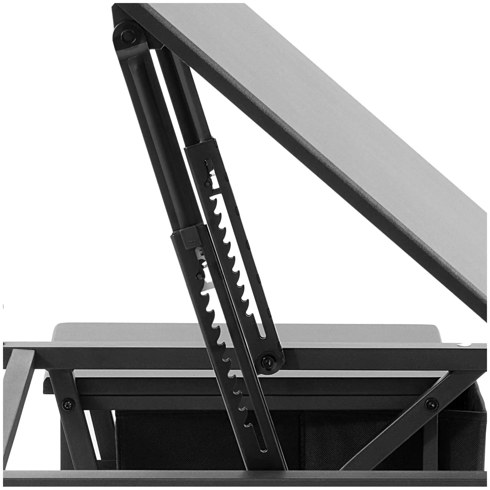 Table à dessin inclinable - 90 x 60 cm - Avec tabouret et table latérale (Charge max.: 60 kg)