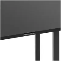 Desk - with shelf - 110 x 50 cm - 105 kg - black