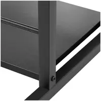 Bureau - Avec étagère - 110 x 50 cm - 105 kg - Noir