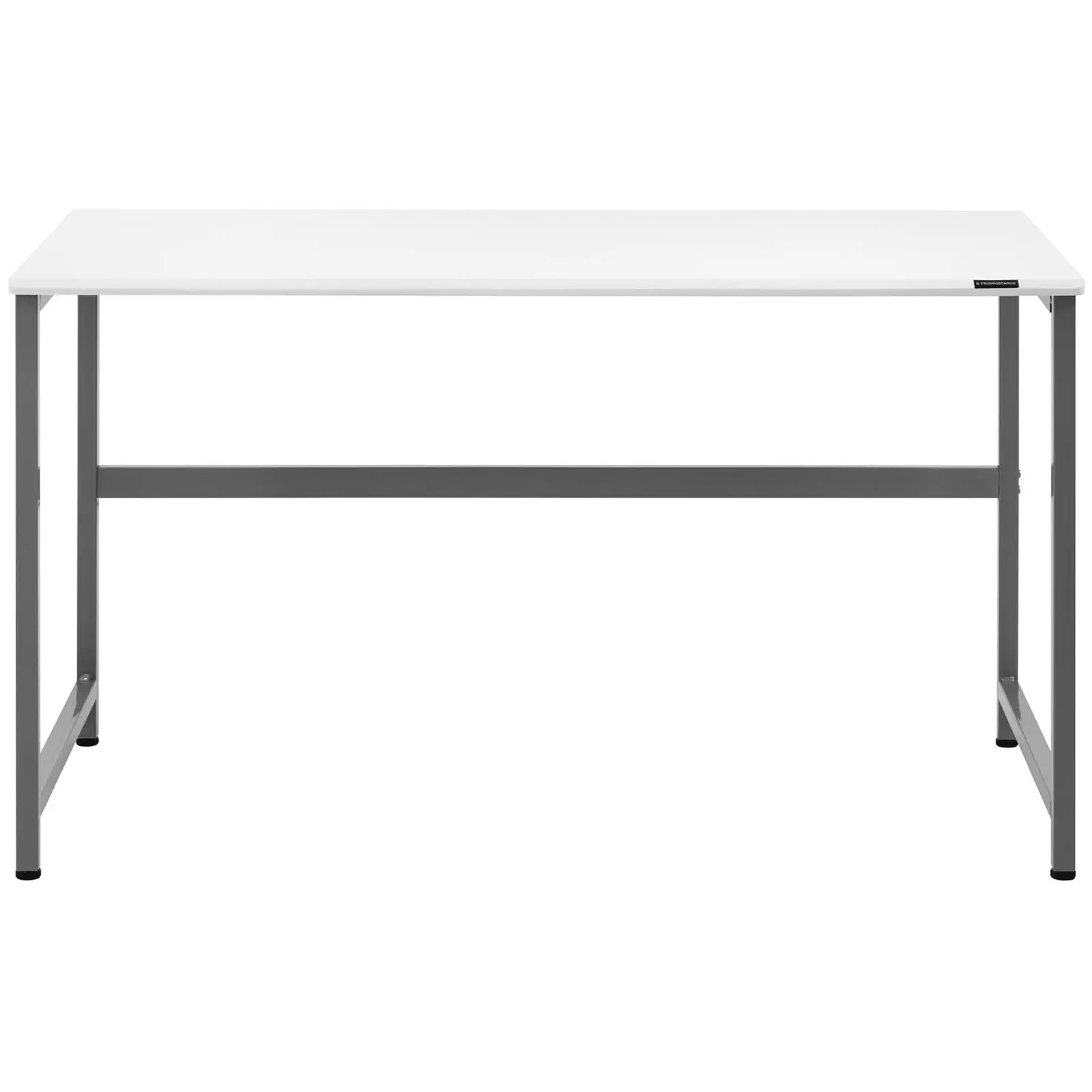 Kirjoituspöytä - 120 x 60 cm - valkoinen / harmaa
