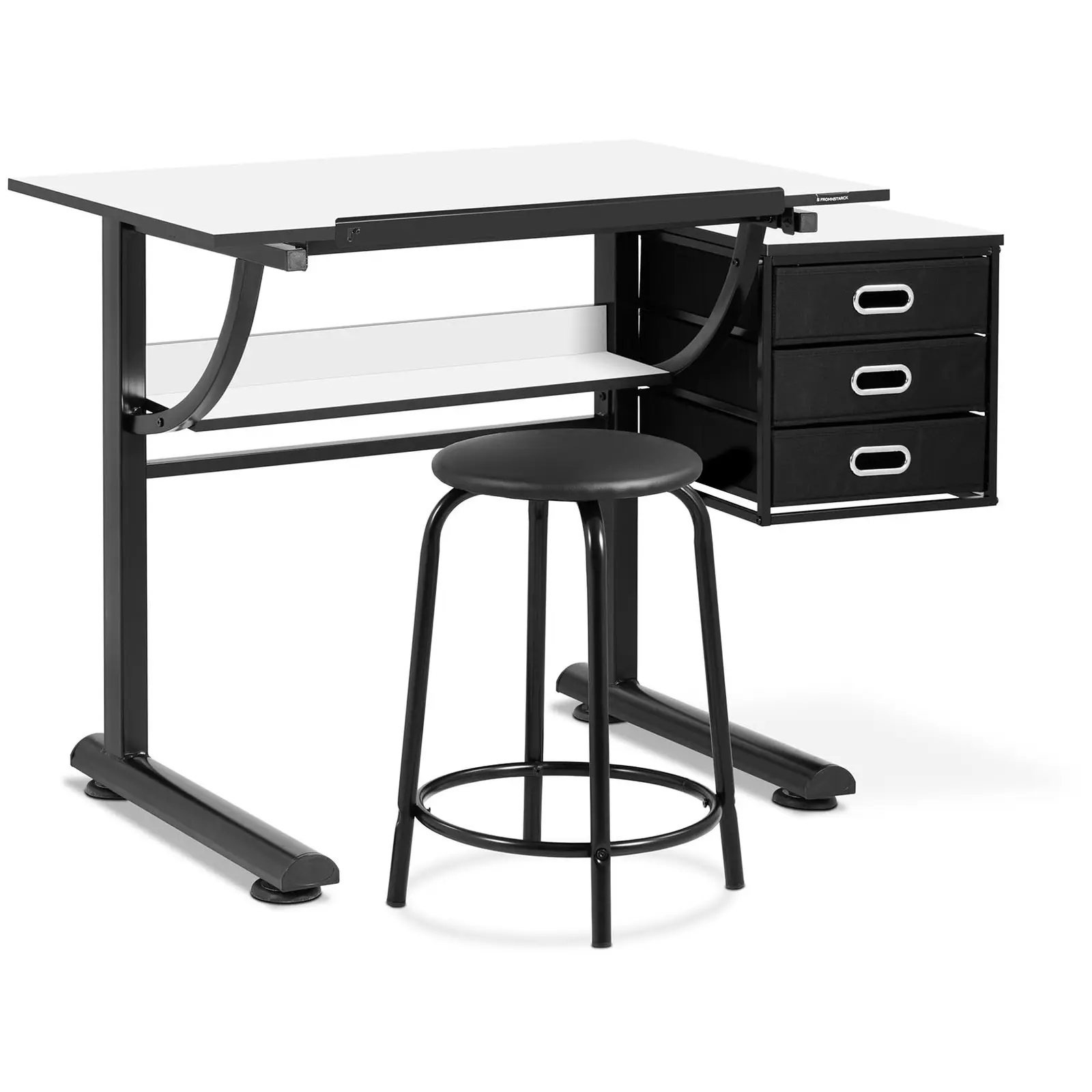 Levně Kreslící stůl se stoličkou pro architekty a umělce 900 x 600 mm zásuvky - Psací stoly Fromm & Starck