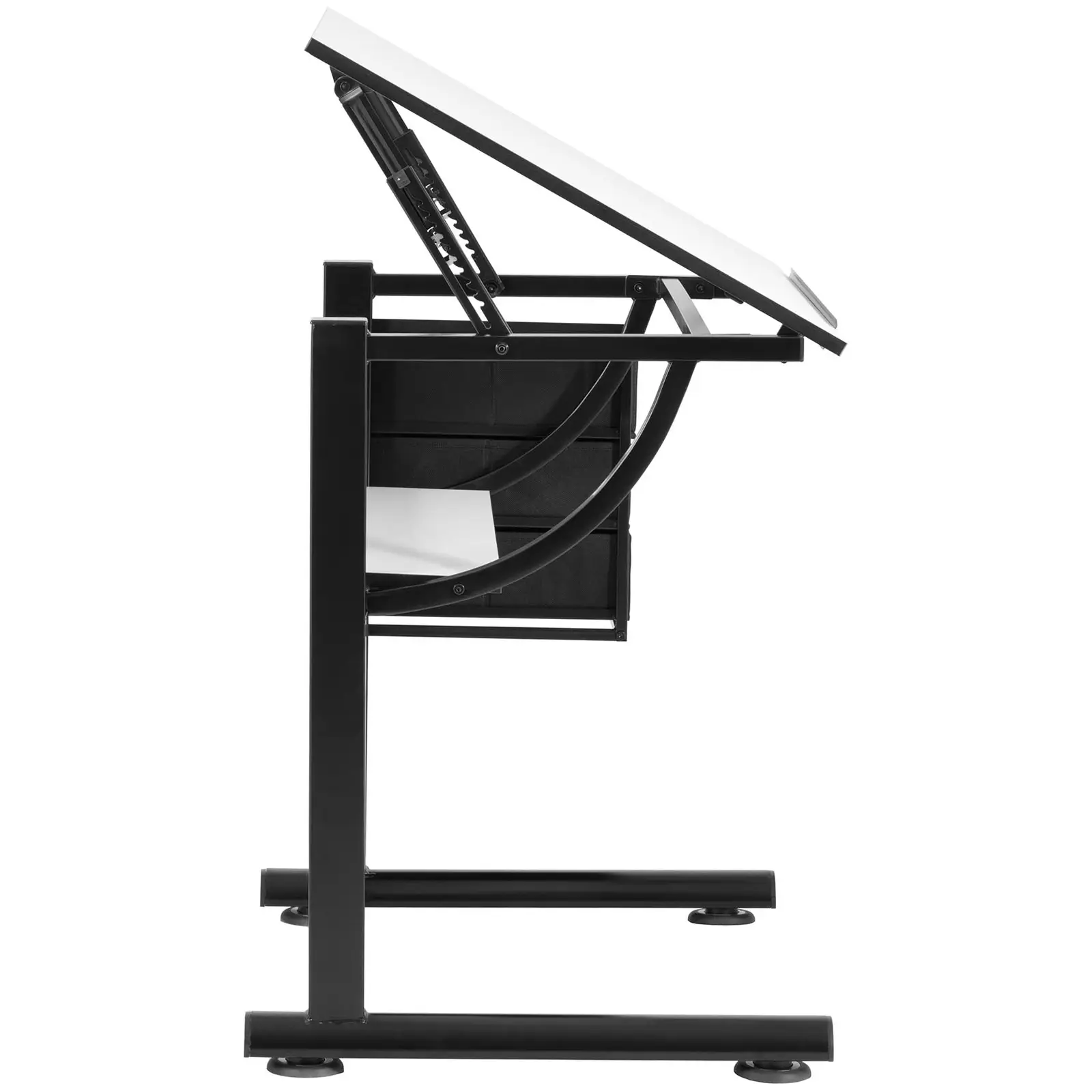 Drawing table with stool for architects and artists - 900 x 600 mm - drawers