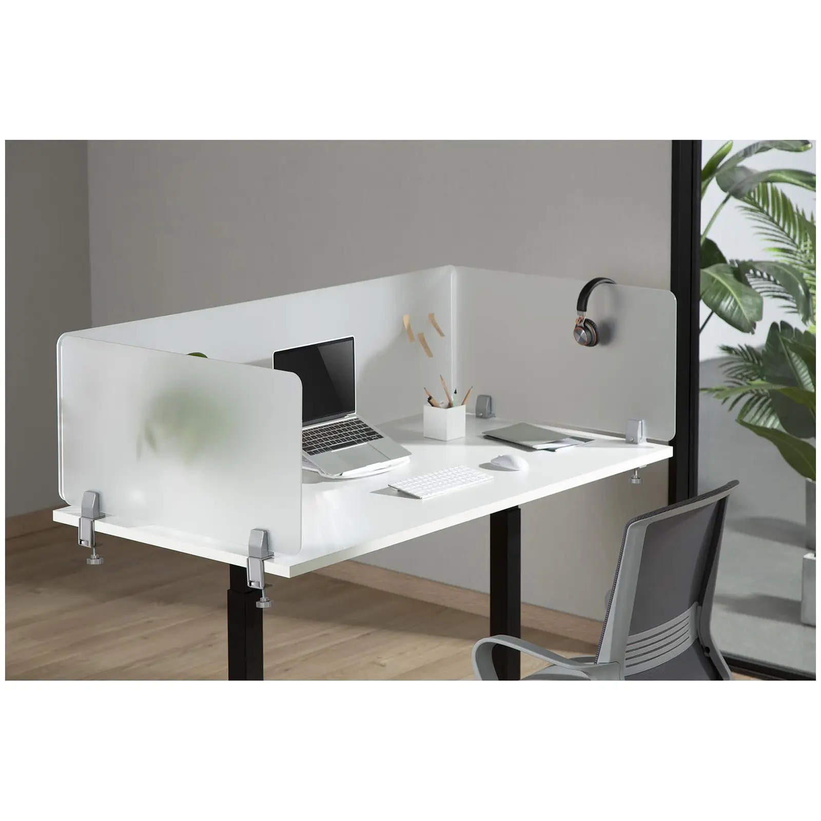 Ochranná přepážka  – sada 3 kusů se 2 velikostmi: 1 500 x 400 mm, 750 x 400 mm (Rozměry (DxŠxV): 150 x 54 x 5 cm)