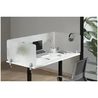 Desk Divider - set of 3 with 2 sizes: 1.500 x 400 mm, 750 x 400 mm