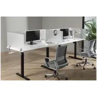 Separador de escritorios - set de 3 con 2 tamaños: 1.500 x 400 mm, 750 x 400 mm