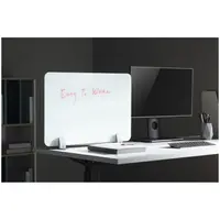Desk Divider - 600 x 400 mm - tempered glass
