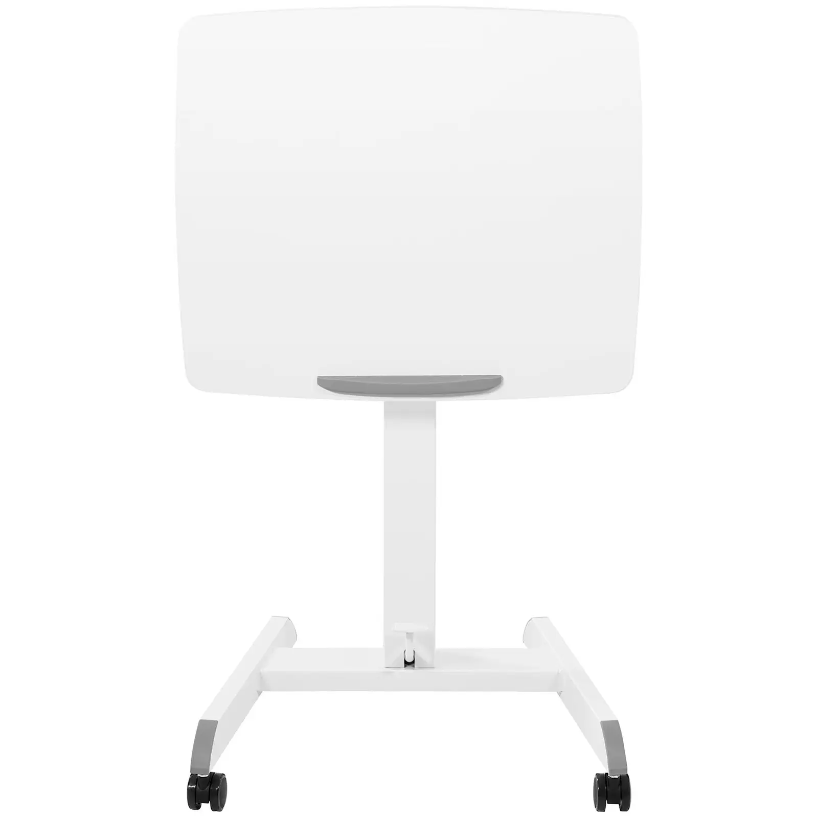 Birou pentru laptop - 60 x 52 cm - Înclinații 0 - 30°} - înălțime: 825 - 1,185 mm (Culoare: alb)