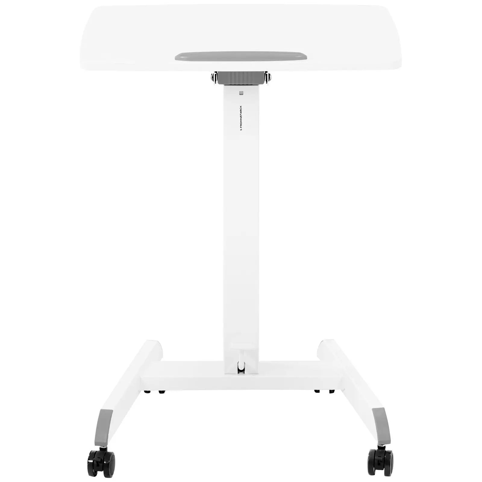 Birou pentru laptop - 60 x 52 cm - Înclinații 0 - 30°} - înălțime: 825 - 1,185 mm (Mecanism de ridicare: Hidraulic)