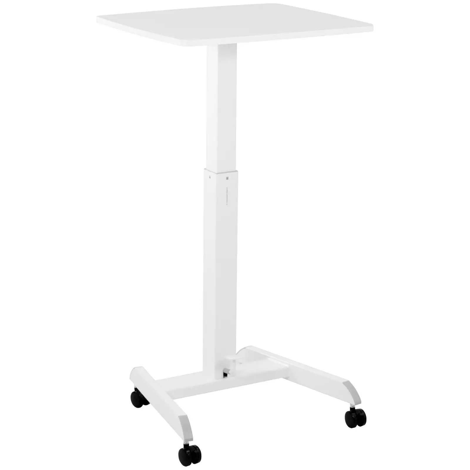 Table pour ordinateur portable - 60 x 52 cm - 4 roulettes - Hauteur : 760 - 1 130 mm