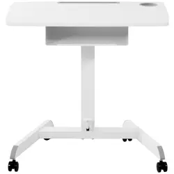 Table pour ordinateur portable - 80 x 56 cm - Inclinaison : 0 - 30° - Hauteur : 760 - 1 130 mm