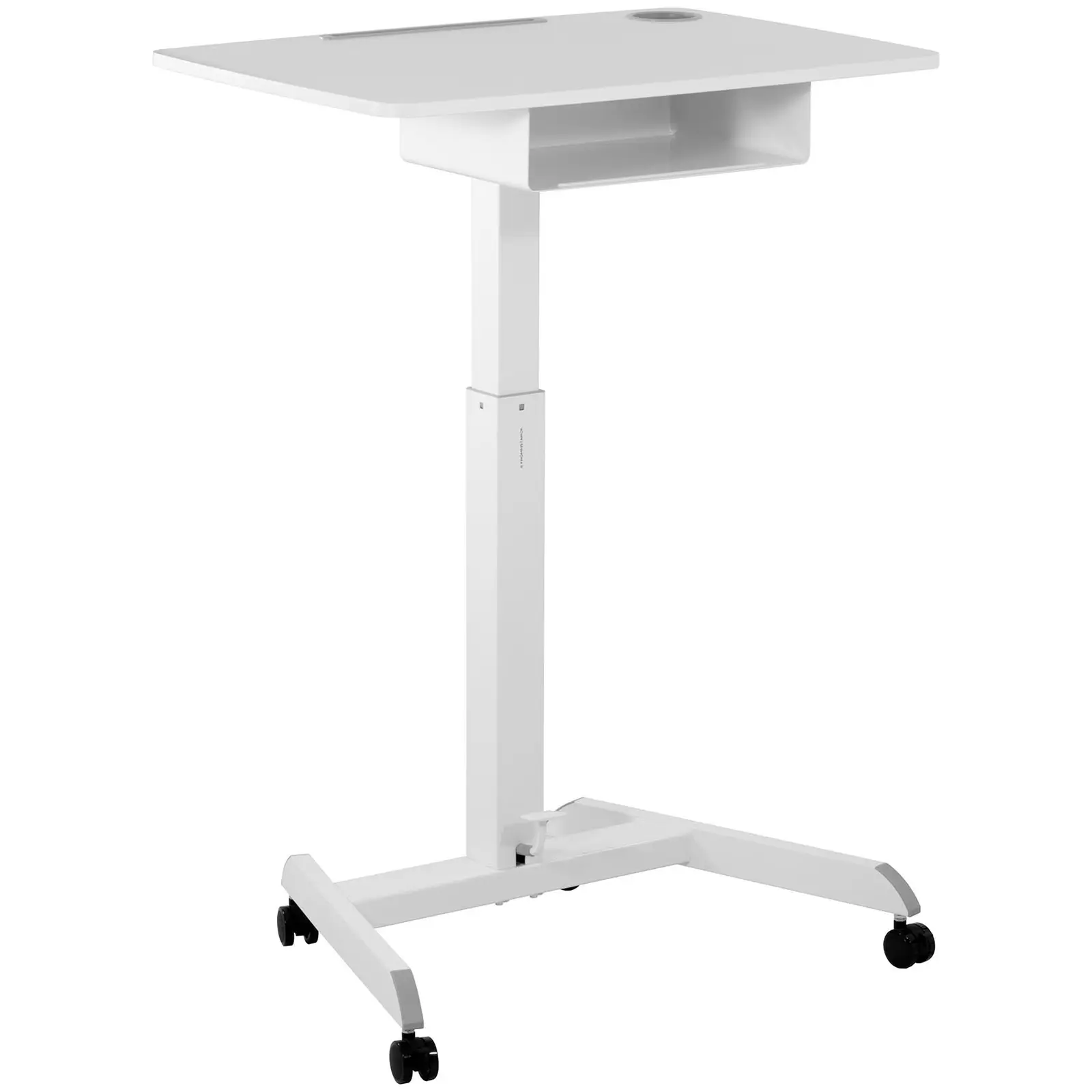 Stolek pod notebook - 80 x 56 cm - výška: 760–1 130 mm (Zvedací mechanismus: Hydraulický)