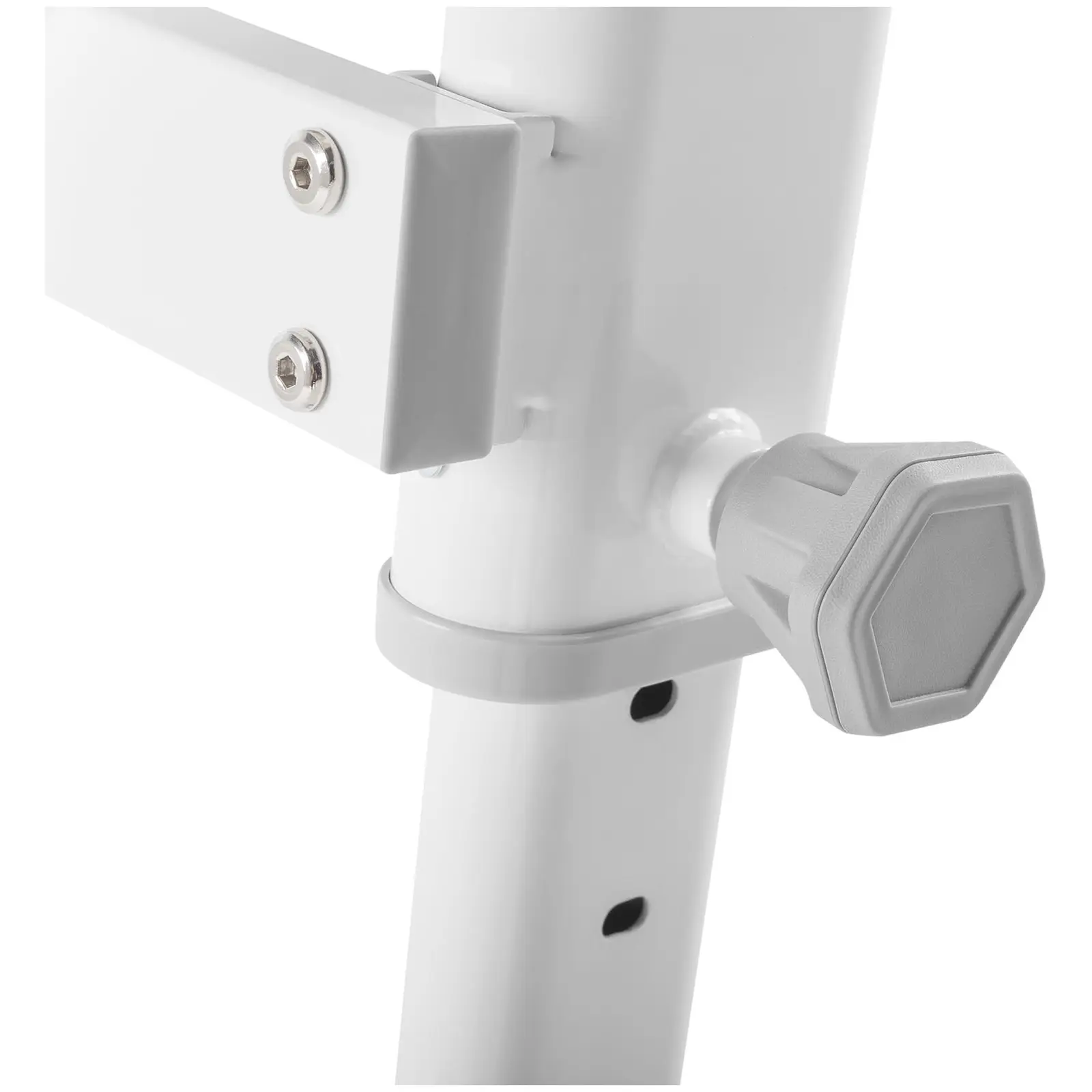 Polohovací psací stůl pro děti – 120 x 66 cm – 0–50° naklápěcí – výška: 600–760 mm (Barva: Bílá)