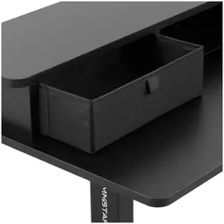 Schreibtisch höhenverstellbar - 720 - 1200 mm - 80 kg - schwarz
